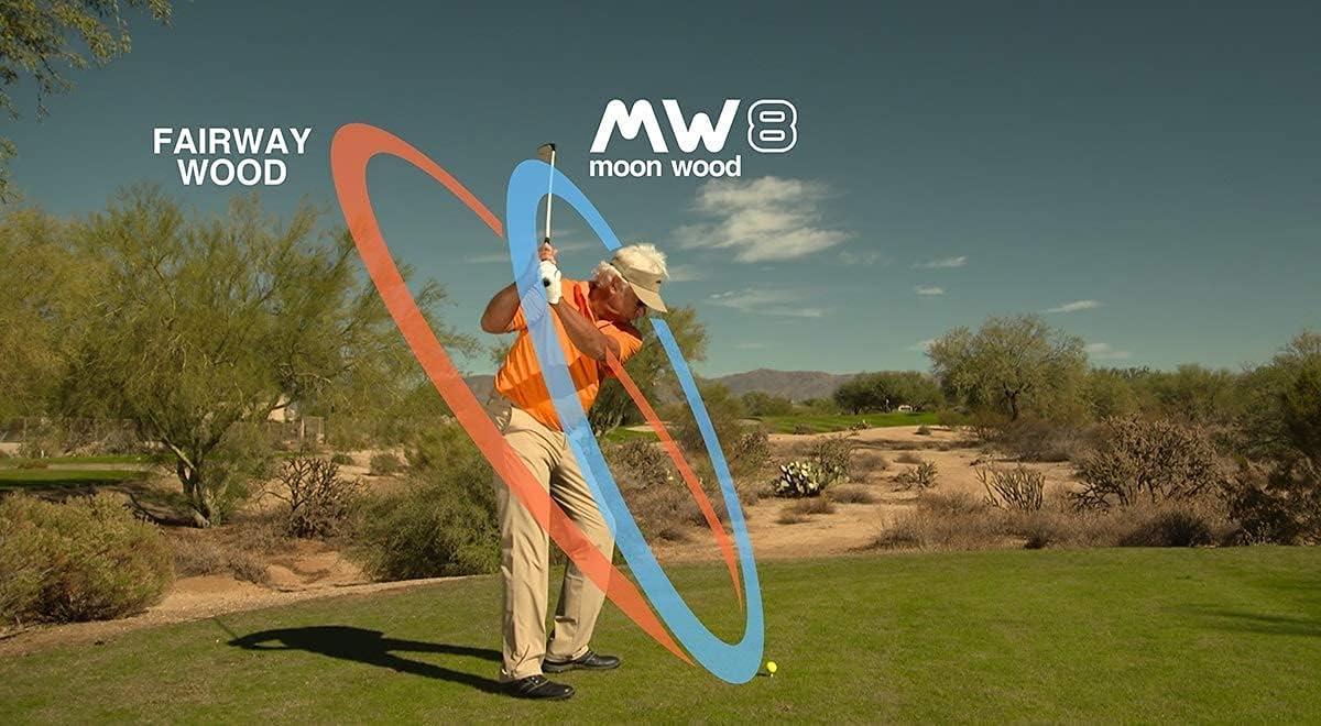 imageMW8 Moon Wood Premium Golf Fairway Wood for Men and Women Golf Club Includes Headcover Legal for Tournament PlayRight