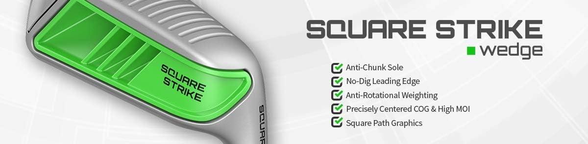 imageSquare Strike Wedge Pitching amp Chipping Wedge for Men amp Women Legal for Tournament Play Engineered by Hot List Winning Designer Cut Strokes from Your Golf Game FastRight