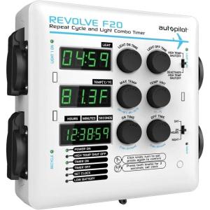Autopilot APE4100 Eclipse F60 Digital Environmental Controller, White(REVOLVE F20 Repeat Cycle and Light Combo Timer)