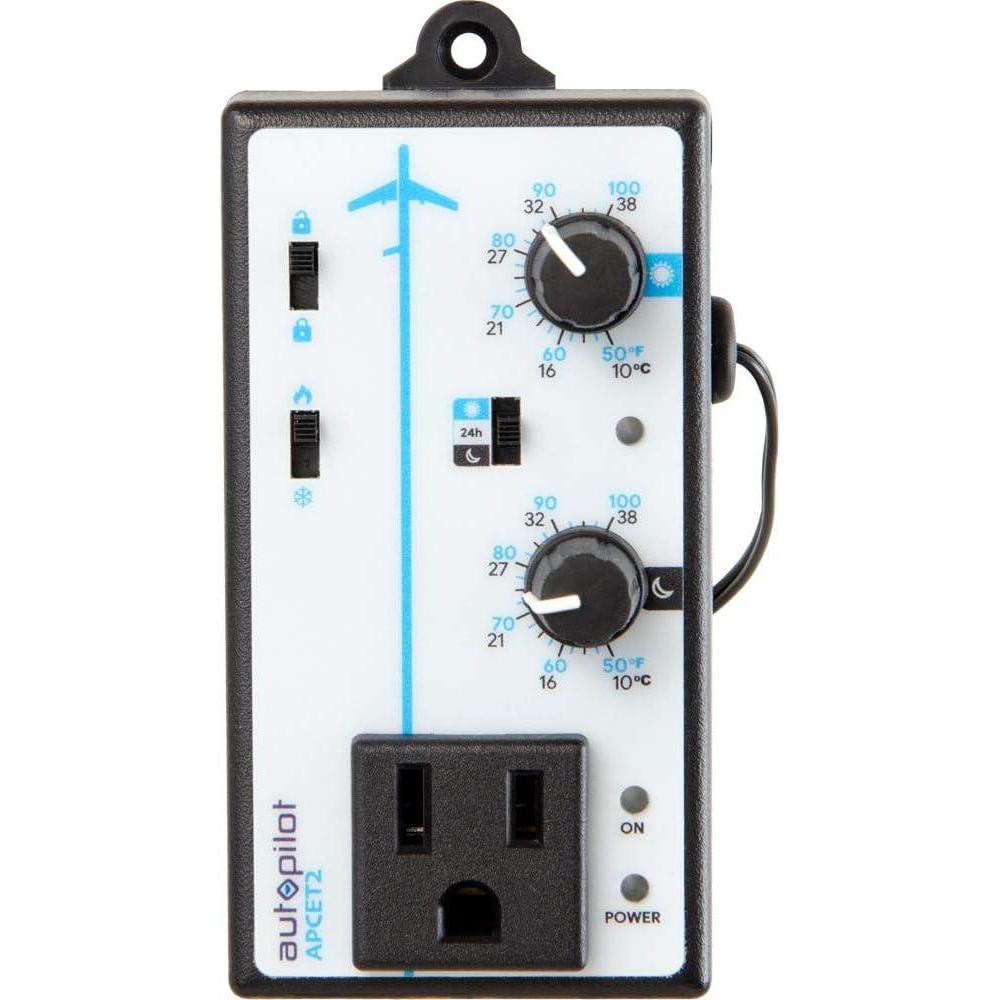 imageAutopilot Advanced Day amp Night Cooling or Heating Thermostat